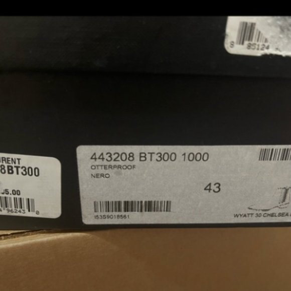 Black Saint Laurent Wyatt 30 Chelsea Boots - Picture 4 of 6